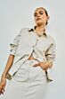 With Black Steffi Denim Shirt Jacket Grey