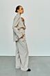 With Black Violet Tailored Wide Pant Silver Lining
