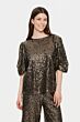 Saint Tropez Bailey Blouse Antique Sequins