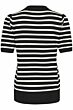 Saint Tropez Mila Striped Pullover Black Mila Stri