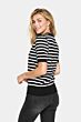 Saint Tropez Mila Striped Pullover Black Mila Stri