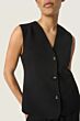 Soaked Eureka Waistcoat Black