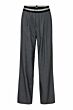 Co'couture Coco Tailor Pleat Logo Pant Grey Melang