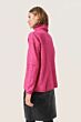 Soaked Miya Slim Sleeve Pullover Fuchsia Red