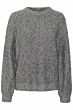 Saint Tropez GeetaSZ Pullover Gray Quill Melange