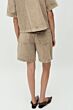 MbyMSanira Shorts Beige Washed Denim