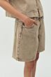 MbyMSanira Shorts Beige Washed Denim