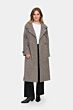 Saint Tropez FawnSZ Long Coat Mist Grey Melange