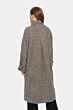 Saint Tropez FawnSZ Long Coat Mist Grey Melange