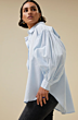 By Bar Sarah Chambray Blouse Light Blue