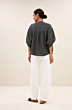 By Bar Axel Linen Blouse Charcoal