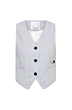 Co'couture LisaCC Linen Tailor Vest Light Blue