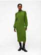 Object Line Knit Dress Artichoke Green