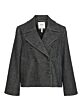 Object Keily Short Jacket Medium Grey Melange