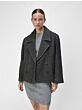 Object Keily Short Jacket Medium Grey Melange