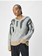 Object Ruba Knitt Long Sleeve Light Grey Melange