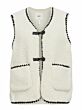 Object Pauline Waistcoat White Sand