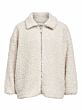 Object Penny Teddy Jacket White Sand