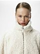 Object Penny Teddy Jacket White Sand