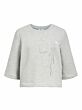 Object Roella Sweat Top Light Grey Melange