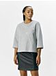 Object Roella Sweat Top Light Grey Melange