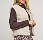 Rino & Pelle Aissa Teddy Waistcoat Light Powder