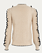 Object Yaa Long Sleeve Knit Pullover Sandshell