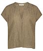 By Bar Amie Lurex Blouse Gold