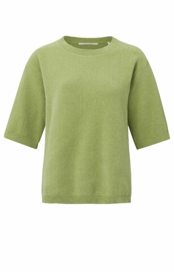 YAYA Chenille T-shirt Sweater Winter Pear