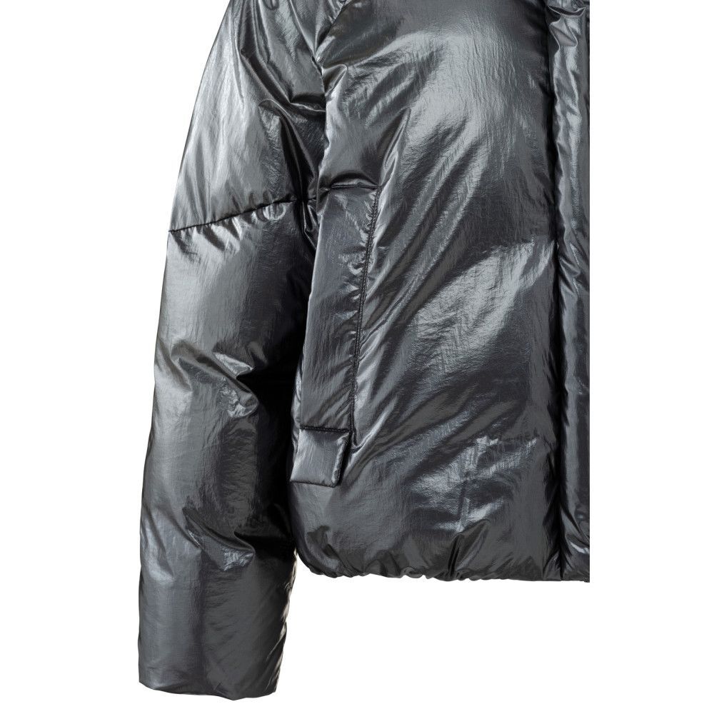 【在庫限り】 Metallic Cropped Oversized Yaya Jacket 001036-S  Sluis. By kopen online Silver 小物