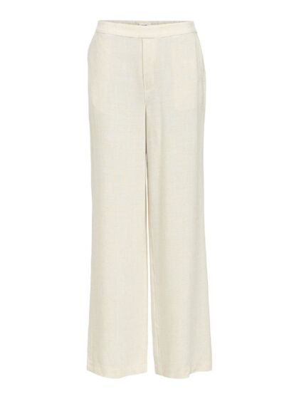 Object Sanne Aline Wide Pants Noos Sandshell