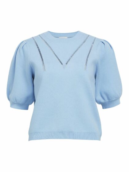 Object Vari Knit Pullover Airy Blue