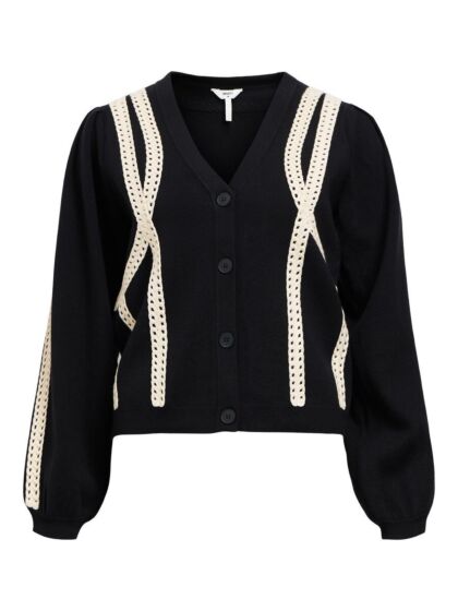 Object Julla Knit Cardigan Black