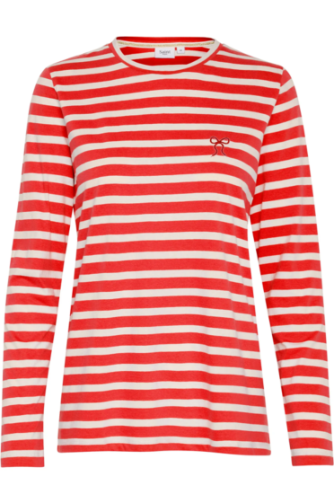 Saint Tropez Idalia LS T-shirt Flame Scarlet