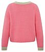 Yaya Sweater Dropped Shoulders Morning Glory Pink