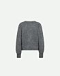 Co'couture Coralie Button Rib Knit Grey Melange