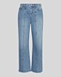 MSCH Eli Ada Straight Ankle Jeans Mid Blue Wash