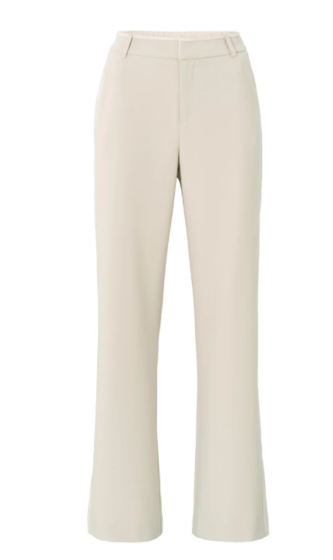 Yaya Woven Wide Leg Trouser Pumice Stone Beige