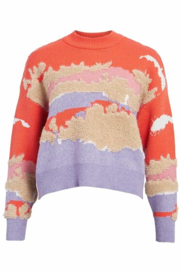 Object Frida Pullover Hot Coral
