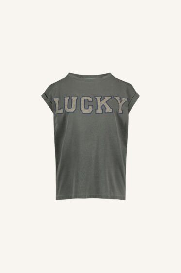 By Bar Thelma Lucky Vintage Top Charchoal