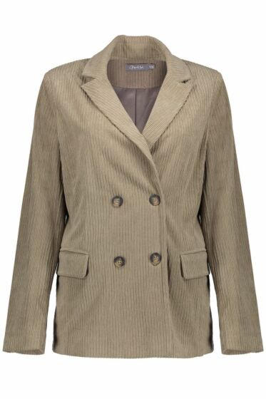 Geisha Blazer Double Breasted Taupe