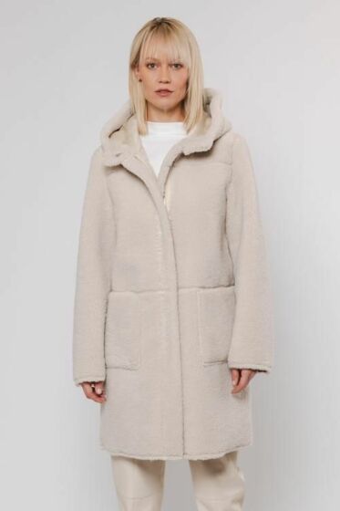 Rino & Pelle Aline Reversible Hooded Coat Birch