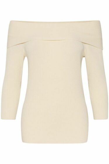Soaked Indianna Offshoulder Pullover Pearled Ivory