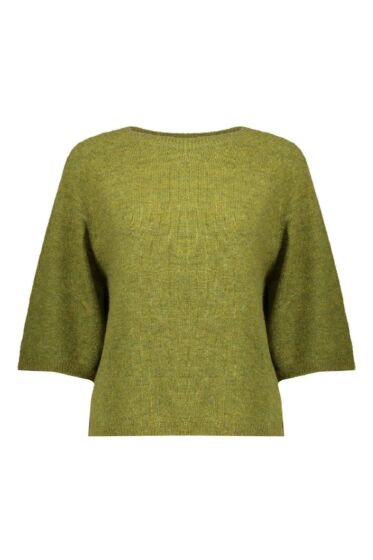 Geisha Pullover 3/4 Sleeves Green