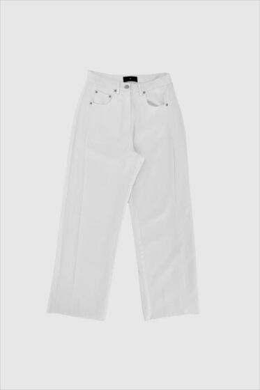 With Black Annika High Waist Pant White