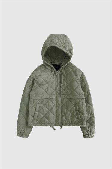 With Black Astrid Quilted Jacket Mermaid