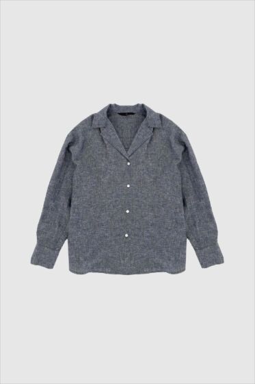With Black Brina Shirt Chambre Blue