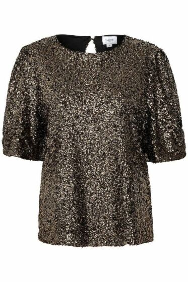 Saint Tropez Bailey Blouse Antique Sequins