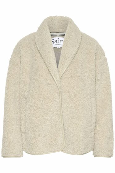 Saint Tropez Ika Teddy Short Coat Creme