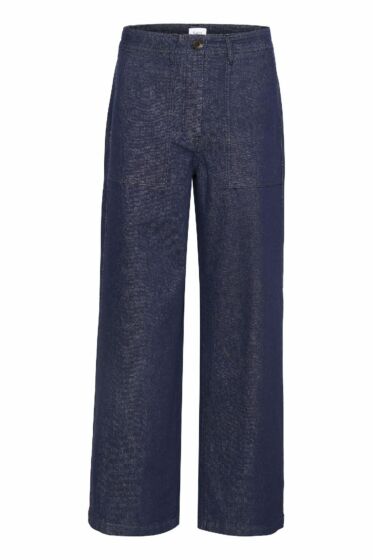 Saint Tropez GwynnethSZ Pants Dark Blue Denim